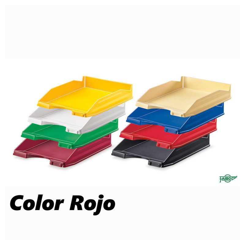 BANDEJA APILABLE FAIBO/A-2000 PLASTICO ROJO OPACO 93-03/742RJ