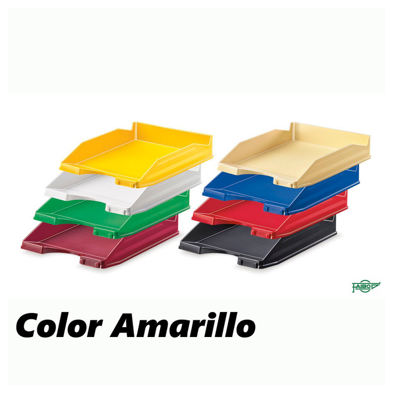 BANDEJA APILABLE FAIBO/A-2000 PLASTICO AMARILLO OPACO 93-05/742AM