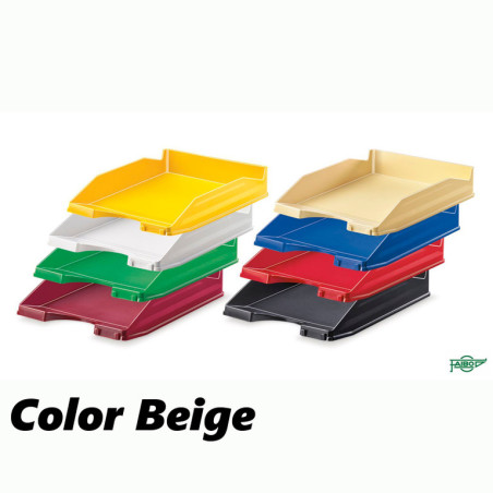 BANDEJA APILABLE FAIBO PLASTICO BEIG OPACO 93-10