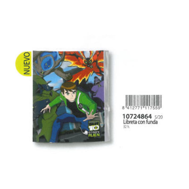 LIBRETA PORTATODO DEC 4º ENRI 11 BEN 10 ULTIMATE ALIEN 32H 10724864 ^