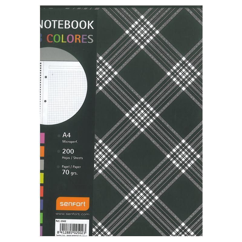 CUADERNO EUROPEAN A-4 SENFORT CAMPUS NOTEBOOK 200H 2502 ^
