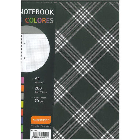 CUADERNO EUROPEAN A-4 SENFORT CAMPUS NOTEBOOK 200H 2502 ^