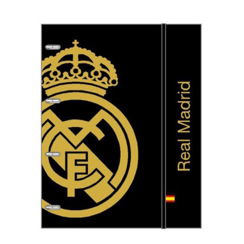 CUADERNO EUROPEAN A-4 4A SAFTA 12 REAL MADRID GOLD 511257638 ^