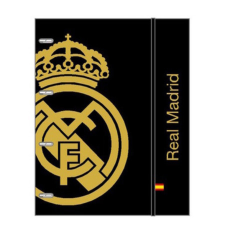 CUADERNO EUROPEAN A-4 4A SAFTA 12 REAL MADRID GOLD 511257638 ^