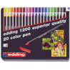 ROTULADOR EDDING 1200 CAJA METAL 20 COLORES