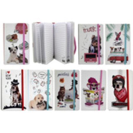 BLOC NOTAS A-6 POESSA ANIMALES C/GOMA 324619 80H UNIDAD