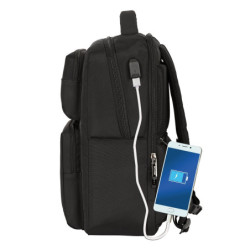 MOCHILA 2 BOLSILLOS PORTATIL 15,6''+USB SAFTA BUSINESS "BLACK" SAFTA26 642200377 44X31 UNIDAD