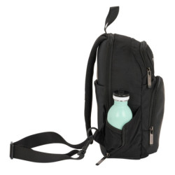 MINI MOCHILA 1 HOMBRERA TABLET 11''+USB SAFTA BUSINESS "BLACK" SAFTA26 642200595 34X18 UNIDAD