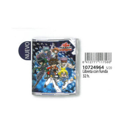 LIBRETA PORTATODO DEC 4º ENRI 11 BAKUGAN NEW VESTROIA 32H 10724964 ^