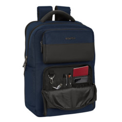 MOCHILA 2 BOLSILLOS PORTATIL 15,6''+USB SAFTA BUSINESS "DARK BLUE" SAFTA26 642201377 44X31 UNIDAD