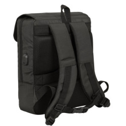 MOCHILA CON SOLAPA PORTATIL 13,3''+USB SAFTA BUSINESS "GREY" SAFTA25 ENERO 642202359