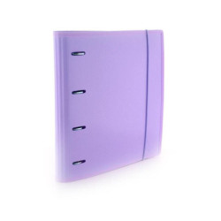 CARPEBLOC 4A 35MM OFFICEBOX PP BORDE TELA C/GOMA MORADO UNIDAD 43205MB