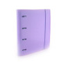CARPEBLOC 4A 35MM OFFICEBOX PP BORDE TELA C/GOMA MORADO UNIDAD 43205MB