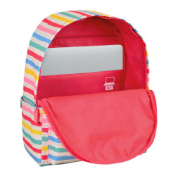 MOCHILA PARA PORTATIL 14,1" BENETTON "RAYITAS" 642215902 40*31 SAFTA22