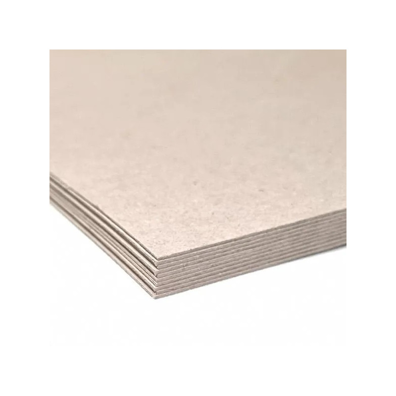 CARTÓN PRENSADO GRIS PACK 10u. 1 MM A3 ARTIST