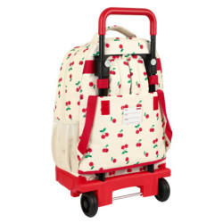 MOCHILA GDE. C/RUEDAS COMPACT EXT.SIMPLE SAFTA "CHERRY" SAFTA23 ENERO 642228918