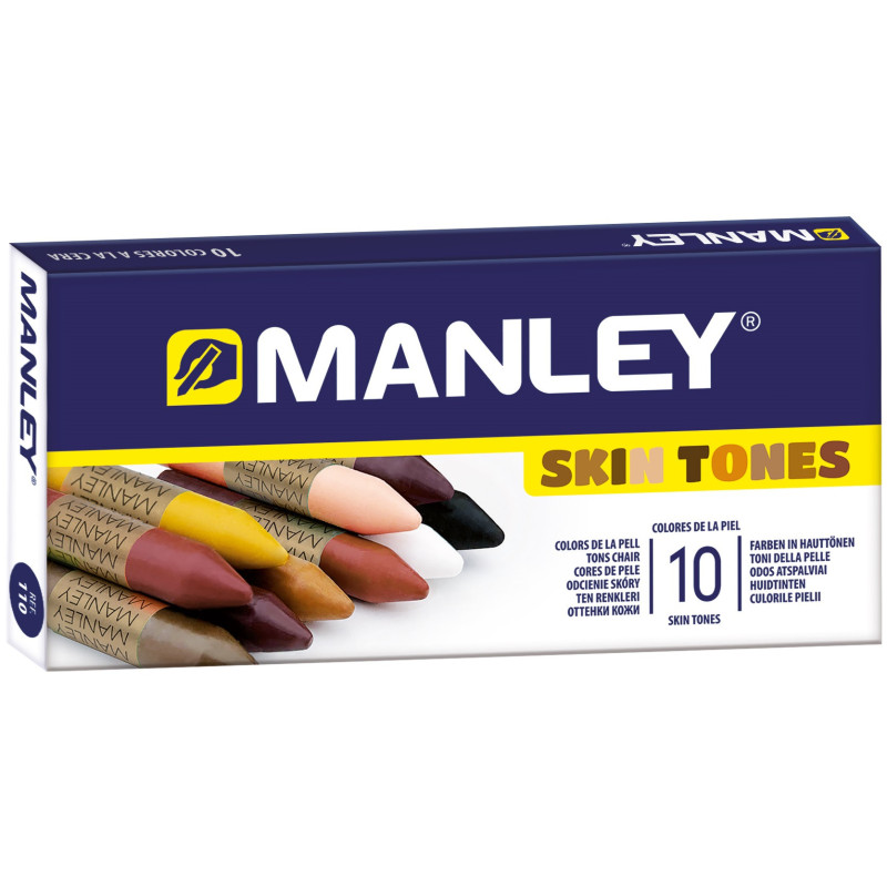 CERAS MANLEY SKIN TONES ( COLORES DE LA PIEL) CJ 10 UDS