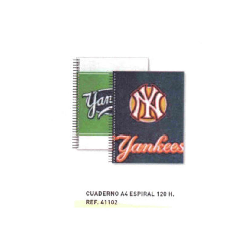 CUADERNO EUROPEAN A-4 SENFORT 12 NY YANKEES 120H 41102 ^