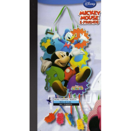 PIÑATA GRANDE SILUETA MICKEY CLUB HOUSE DONALD 014000532 VERBETENA ^