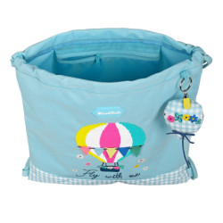 SACO PLANO RECICLABLE BLACKFIT8 "FLY WITH ME" 642239196 40*35 SAFTA22