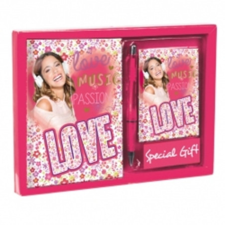 SET DEC CUADERNO 8º LISTIN PERONA14 VIOLETTA LOVE PASSION 30025