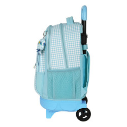 MOCHILA GDE C/RUEDAS COMPACT EXTRAIBLE RECICLABLE BLACKFIT8 "FLY WITH ME" 642239918 45*33 SAFTA22