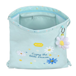 SACO PLANO RECICLABLE BLACKFIT8 "DAISIES" 642240196 40*35 SAFTA22