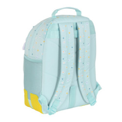 MOCHILA DOBLE ADAPTABLE RECICLABLE BLACKFIT8 "DAISIES" 642240773 42*32 SAFTA22