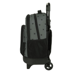 MOCHILA GDE C/RUEDAS COMPACT EXTRAIBLE RECICLABLE BLACKFIT8 "SKULL" 642241918 45*33 SAFTA22