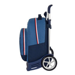 MOCHILA 305+CARRO EVOLUTION RECICLABLE BLACKFIT8 "STAMP" 642242860 42*32 SAFTA22