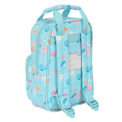 MOCHILA INFANTIL CON ASAS FACIL LIMPIEZA PREESCOLAR "BALLENITA" SAFTA22 VAC 642289765
