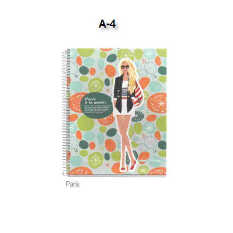 CUADERNO EUROPEAN DEC A-4 MR 11 JORDI LABANDA STREET PARIS 140H 42676 ^