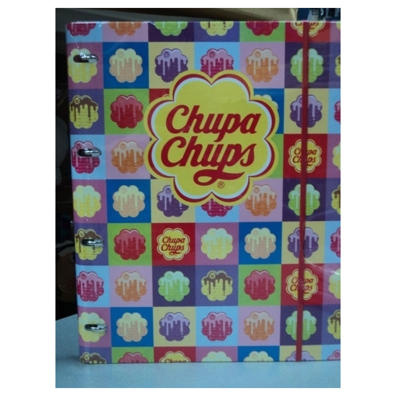 CUADERNO EUROPEAN A-4 4A RINGBOOK DOHE14 CHUPA CHUPS SWEET 39977 ^