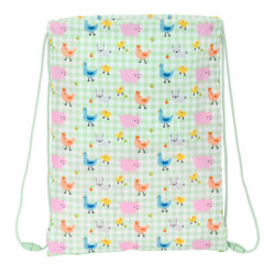 SACO PLANO JUNIOR FACIL LIMPIEZA PREESCOLAR "GRANJA" SAFTA22 VAC 642292855