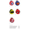 RELLENO EXPOSITOR 945 MOCHILAS REDONDAS 3D SURT. SUPER HEROES SAFTA23 ENERO 642296912