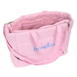 BOLSO CON BOLSILLO PARA PORTATIL 14,1'' BENETTON "PINK" SAFTA23 ENERO 642314293