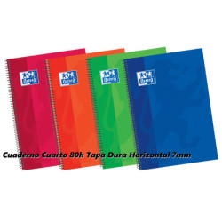 CUADERNO ENRI OXFORD SCHOOL TAPA EXTRA CUARTO 80H HZTAL 400043979