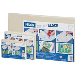 PLANCHA DE GRABRADO PRINT BLOCK MEDIANA MILAN