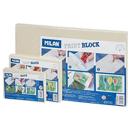 PLANCHA DE GRABRADO PRINT BLOCK GRANDE MILAN