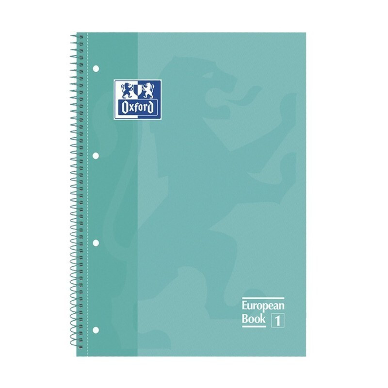 CUADERNO ENRI OXFORD SCHOOL EUROPEAN A-4  80H 5*5 TURQUESA 400040983