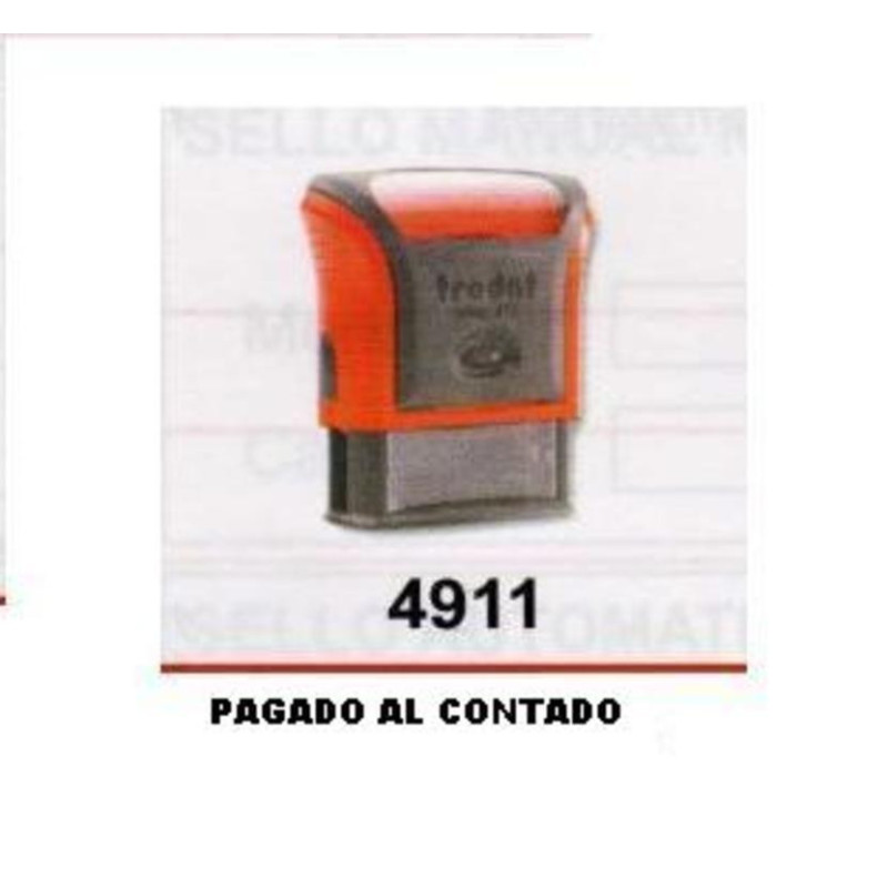 SELLO PRINTY 4911 P2 TRODAT F.17 PAGADO AL CONTADO FRAMUN