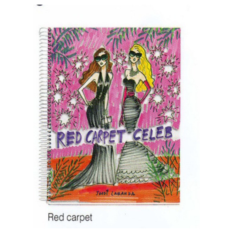 CUADERNO EUROPEAN DEC A-4 JORDI LABANDA 10 PP RED CARPET 140H 42434 ^