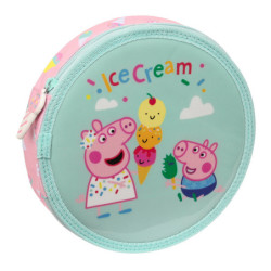 PLUMIER REDONDO 18 PCS. PEPPA PIG "ICE CREAM" 412372633 SAFTA24