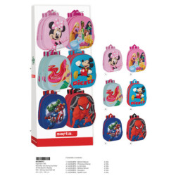 RELLENO EXPOSITOR 945 MOCHILAS 3D DISNEY SURT. 642386912 SAFTA23 VAC