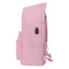 MOCHILA DOBLE PARA PORTATIL 15,6"+USB MUNICH BASICOS "ROSA" SAFTA26 642406820 44X31 UNIDAD
