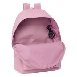 MOCHILA DOBLE PARA PORTATIL 15,6"+USB MUNICH BASICOS "ROSA" SAFTA26 642406820 44X31 UNIDAD