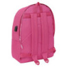 MOCHILA DOBLE PARA PORTATIL 15,6"+USB MUNICH BASICOS "FUCSIA" SAFTA26 642407820 44X31 UNIDAD
