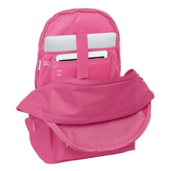 MOCHILA DOBLE PARA PORTATIL 15,6"+USB MUNICH BASICOS "FUCSIA" SAFTA26 642407820 44X31 UNIDAD