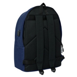 MOCHILA DOBLE PARA PORTATIL 15,6"+USB MUNICH BASICOS "MARINO" SAFTA26 642422820 44X31 UNIDAD