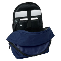MOCHILA DOBLE PARA PORTATIL 15,6"+USB MUNICH BASICOS "MARINO" SAFTA26 642422820 44X31 UNIDAD